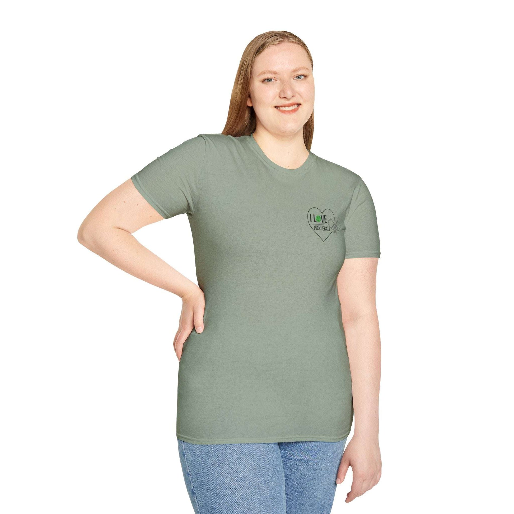 Women's Cute Pickleball T-shirt - Paddle Battle