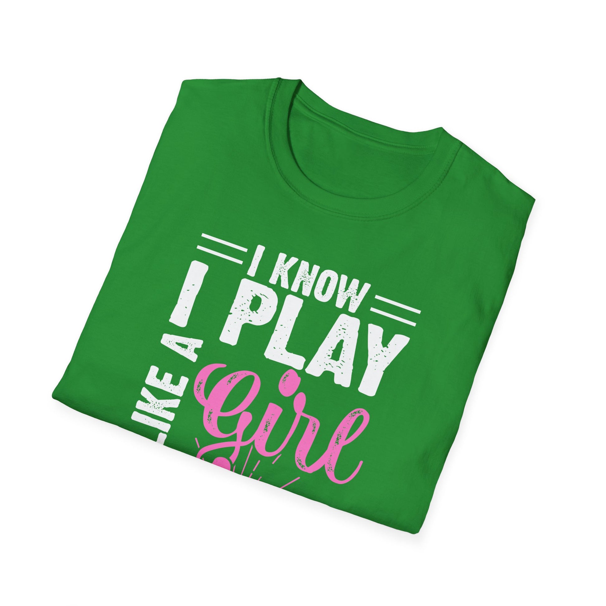 Women's Pickleball T-shirt - I know I play like a girl, try to keep up