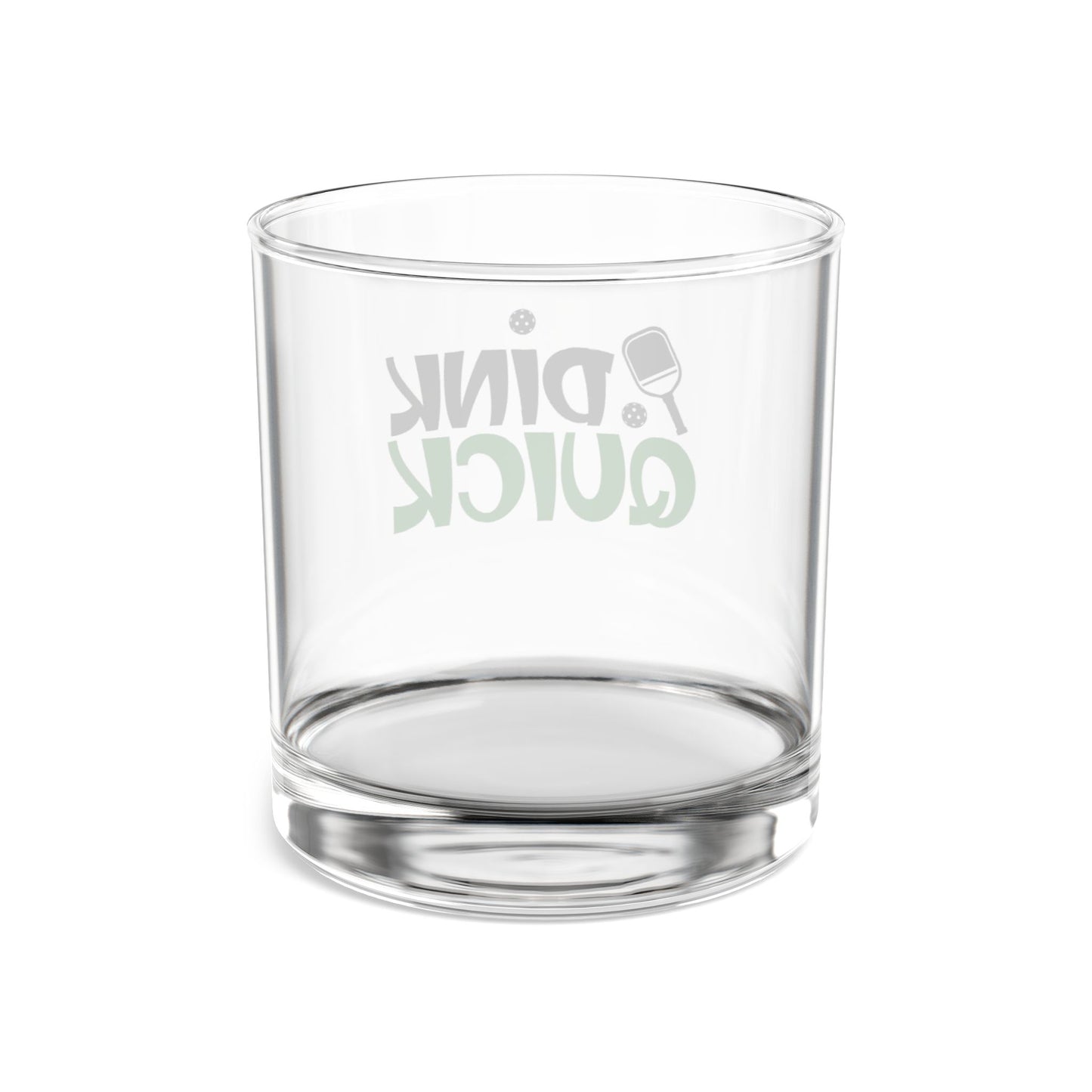 Pickleball Fun Rocks Glass - Dink Quick