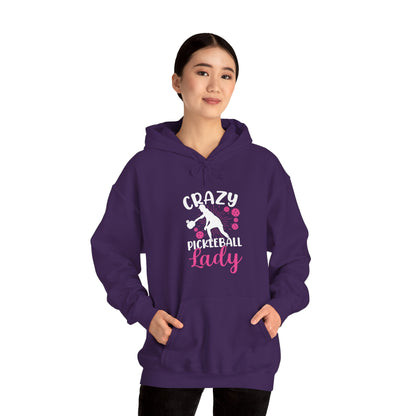 Women's Stylish Pickleball Hoodie - Crazy Pickleball Lady