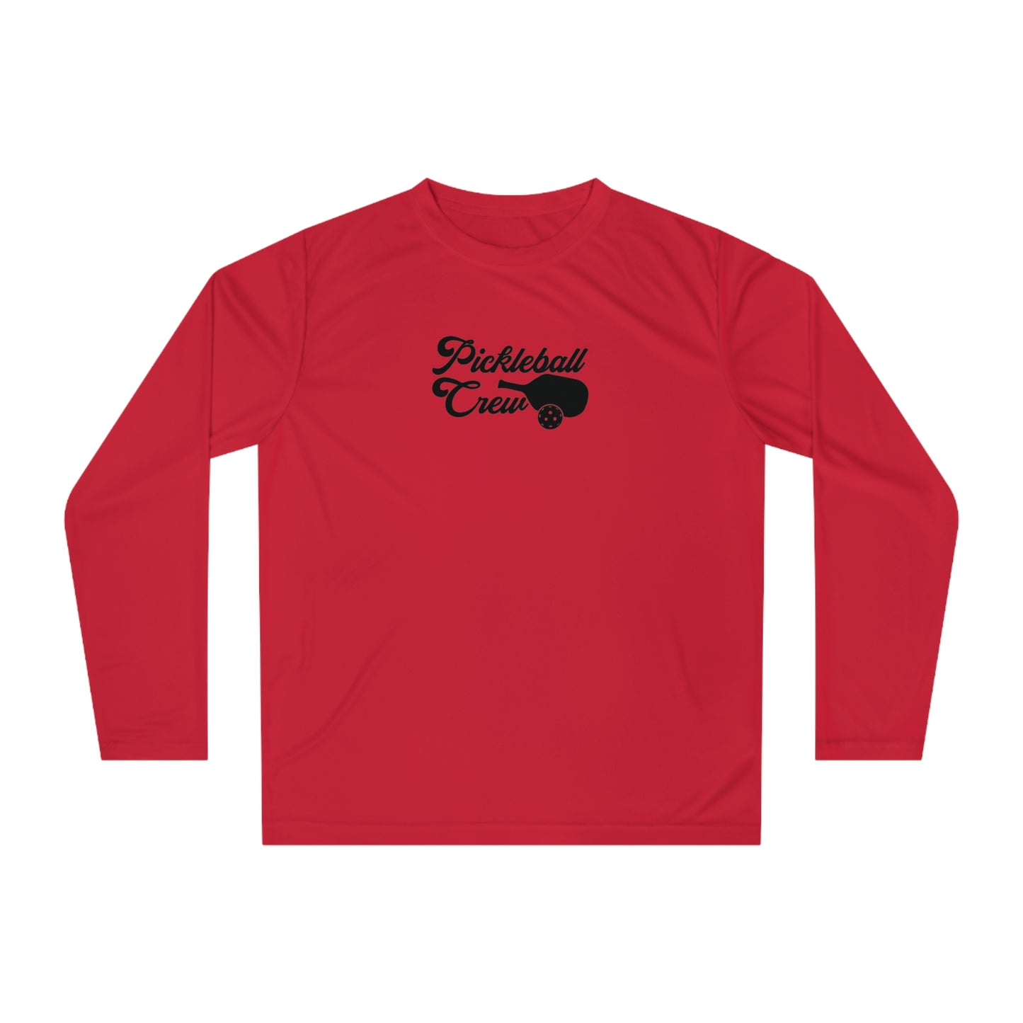 Women's Durable Pickleball Long Sleeves top - Pickleball Crew Red