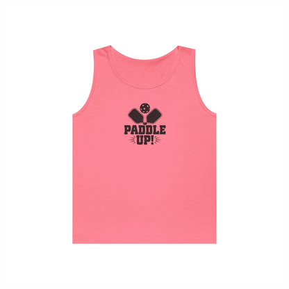 Women's Durable Pickleball Tank Top - Paddle Up Pink