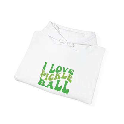 Women's Soft Pickleball Hoodie - I Love Pickleball