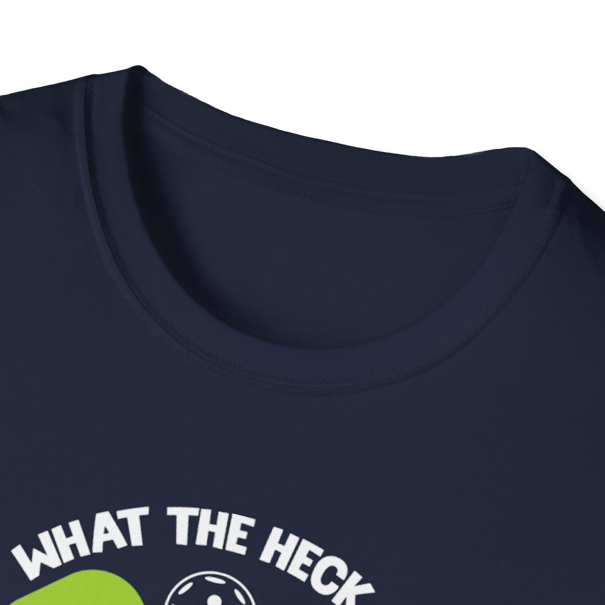 Men's Funny Pickleball T-shirt - What the Heck Is Pickleball?