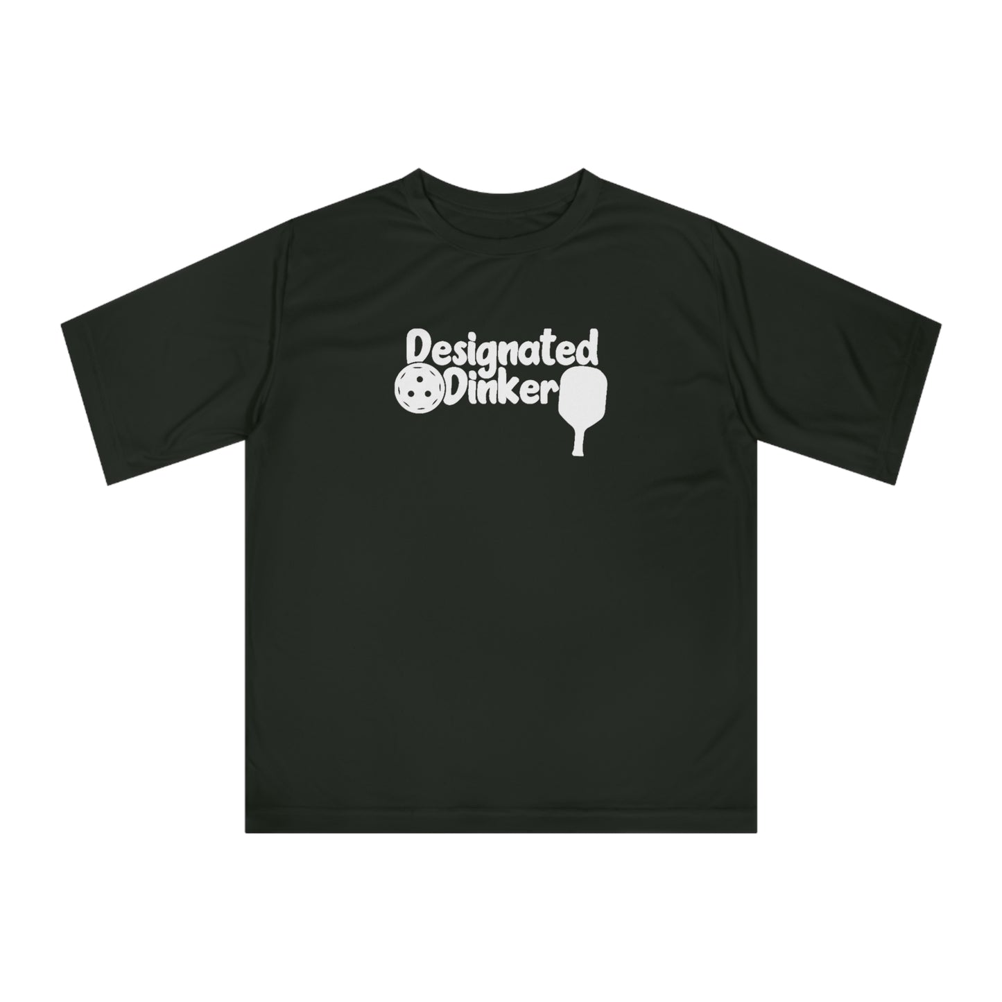 Women's Stylish Pickleball T-shirt - Designated Dinker Black