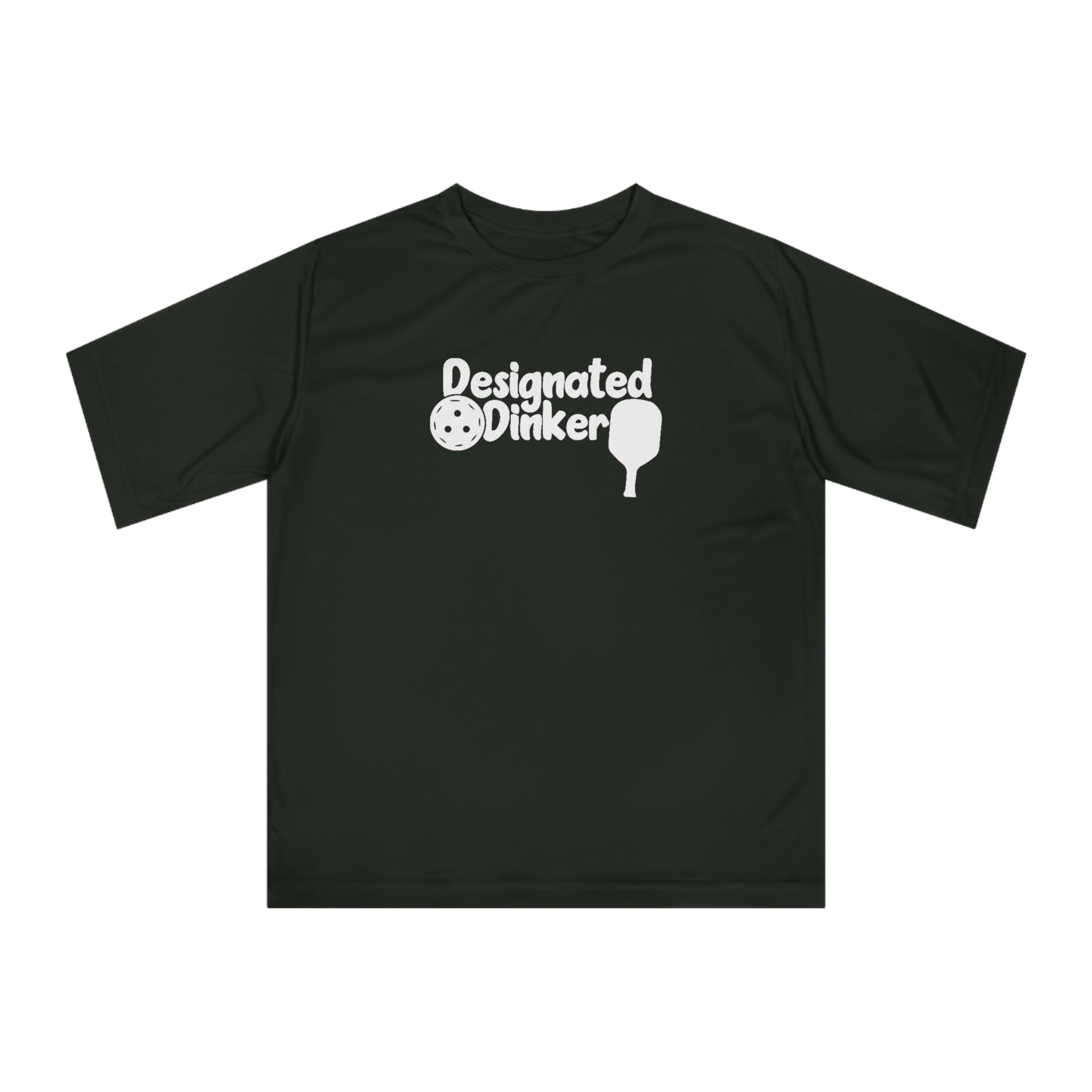 Women's Stylish Pickleball T-shirt - Designated Dinker Black