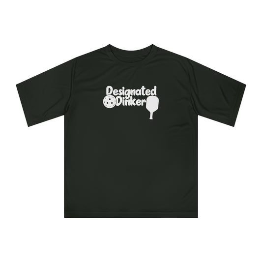 Women's Stylish Pickleball T-shirt - Designated Dinker Black