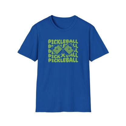 Women's Fun Pickleball T-shirt - Pickleball Echo Royal