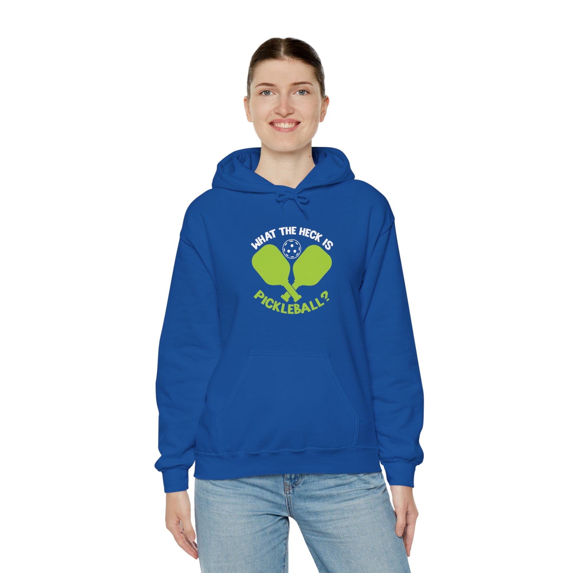 Women's Funny Pickleball Hoodie - What the Heck Is Pickleball?