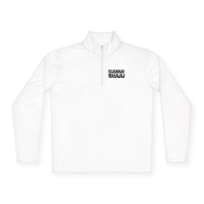 Men's Durable Pickleball Pullover - Pickleball Pop Blocks White