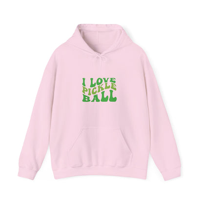 Women's Soft Pickleball Hoodie - I Love Pickleball