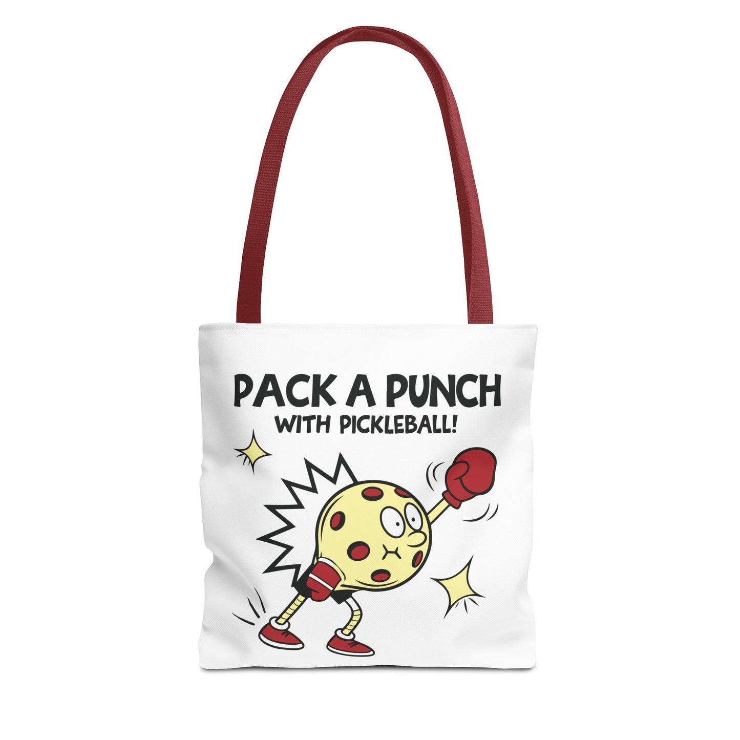 Pickleball Stylish Tote Bag - Pack a Punch with Pickleball Red