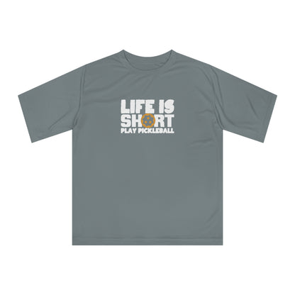 Men's Funny Pickleball T-shirt - Life Is Short Play Pickleball Gray