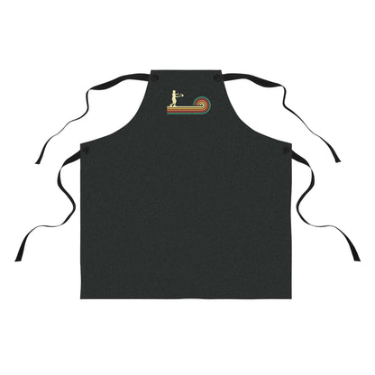 Pickleball Unique Apron - Pickleball Retro Black