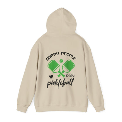 Women's Lightweight Pickleball Hoodie - Happy People Play Pickleball