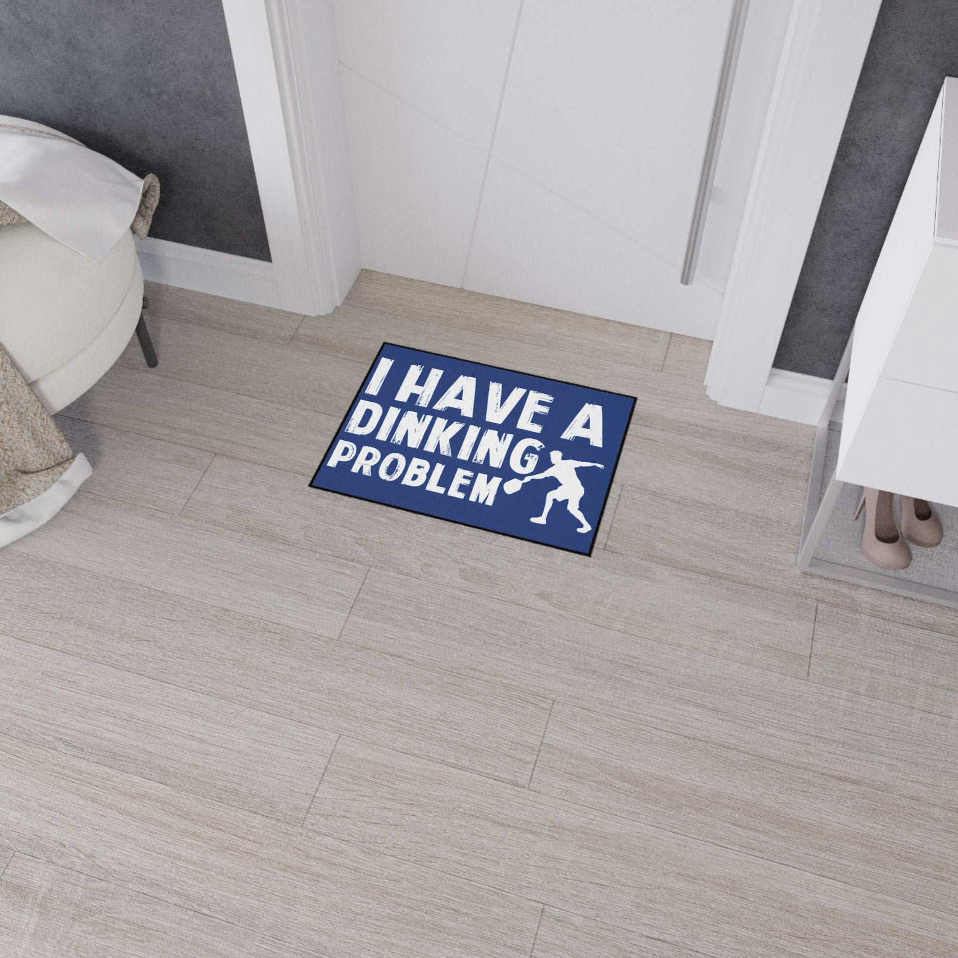 Pickleball Playful Heavy-duty Floor Mat - I Have a Dinking Problem
