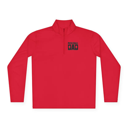 Men's Durable Pickleball Pullover - Pickleball Dad Red