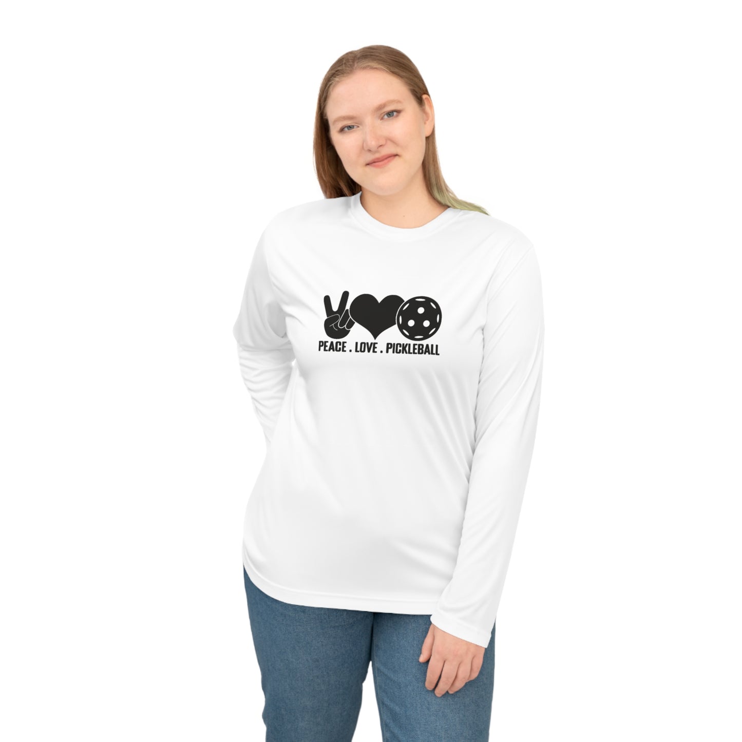 Women's Pickleball Long Sleeves top - Peace, Love, Pickleball
