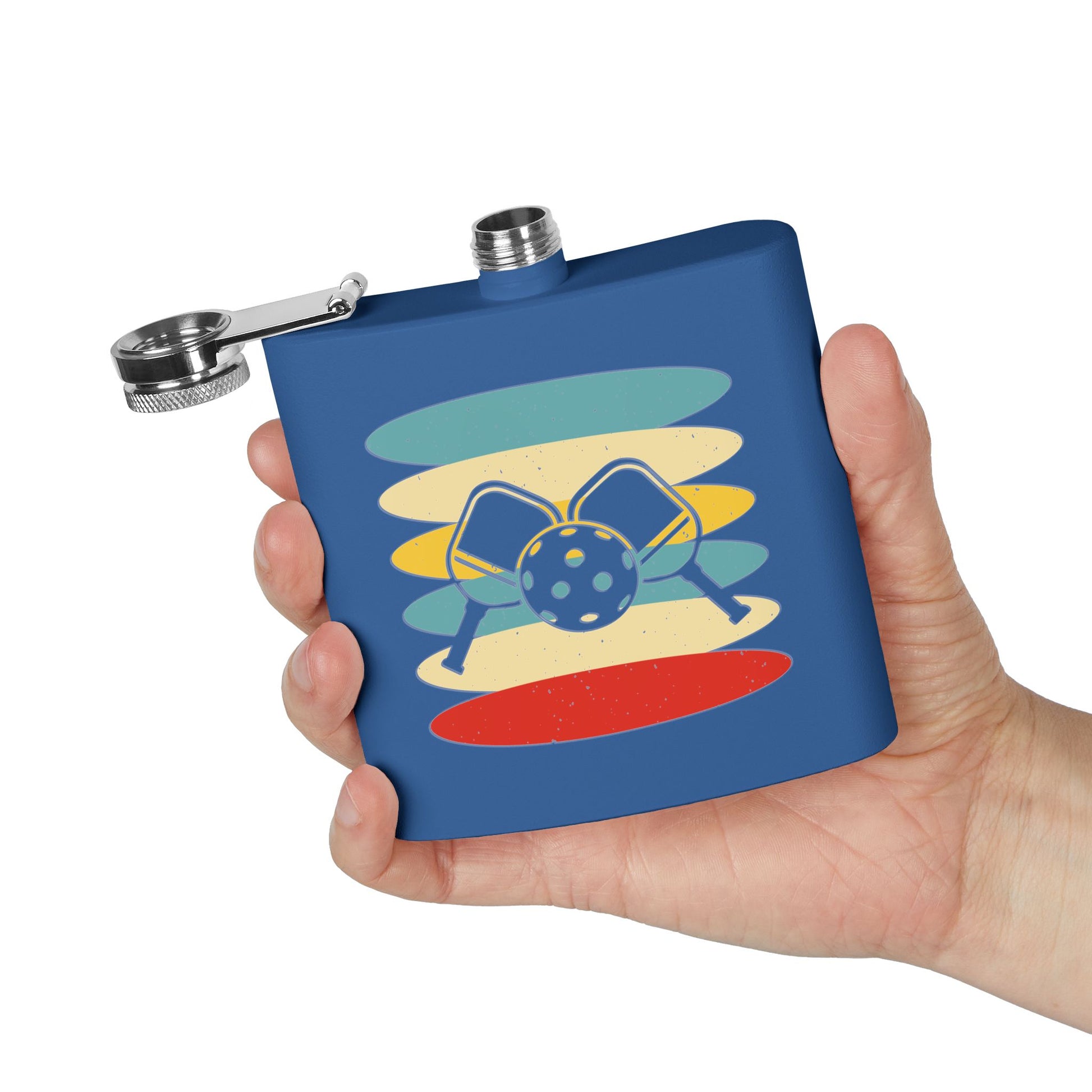 Pickleball Stylish Flask - Pickleball Retro