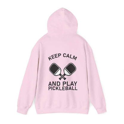 Women's Funny Pickleball Hoodie - Keep Calm And Play Pickleball