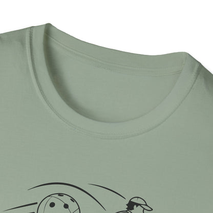 Men's Lightweight Pickleball T-shirt - Moving Fast Pickleball Strong