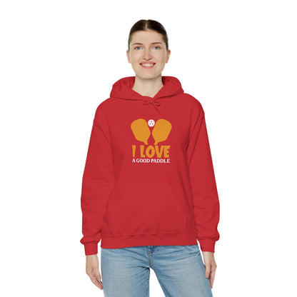 Women's Funny Pickleball Hoodie - I Love a Good Paddle