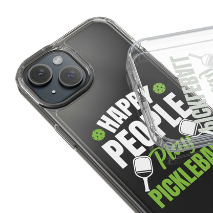 Pickleball Eye-Catching Phone case - Happy People Play Pickleball