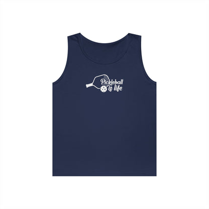 Women's Soft Pickleball Tank Top - Pickleball is Life Navy