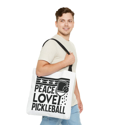 Pickleball Bold Tote Bag - Peace Love Pickleball