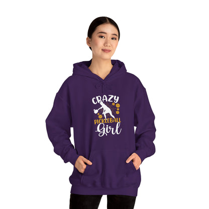 Women's Funny Pickleball Hoodie - Crazy Pickleball Girl