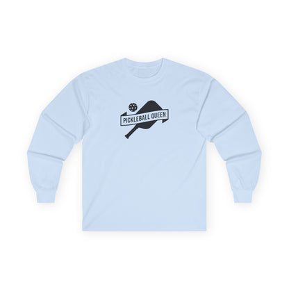 Women's Durable Pickleball Long Sleeves top - Pickleball Queen Blue
