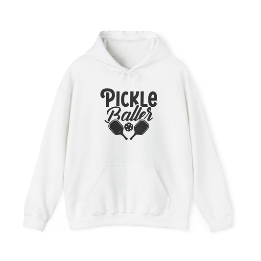 Men's Cool Pickleball Hoodie - Pickleballer White