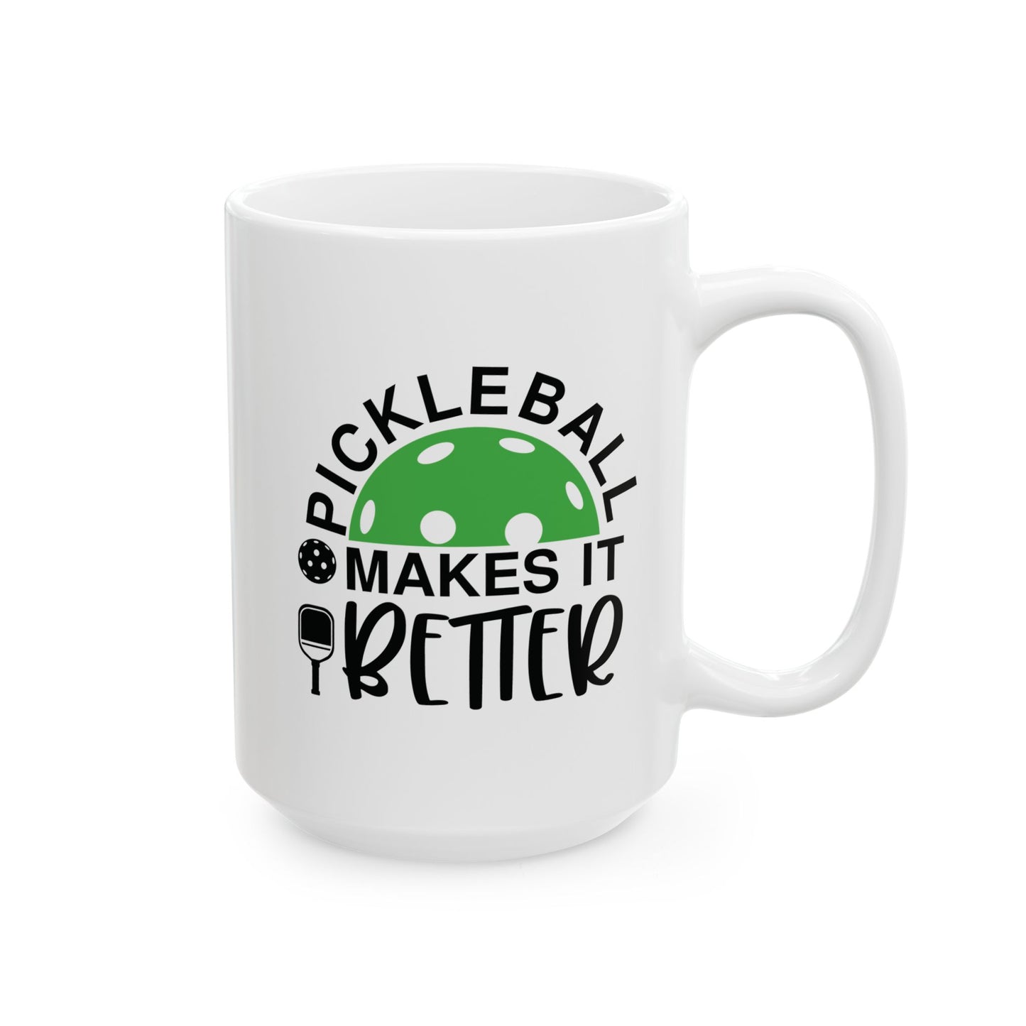 Pickleball Delightful Mug - Pickleball Make It Better White
