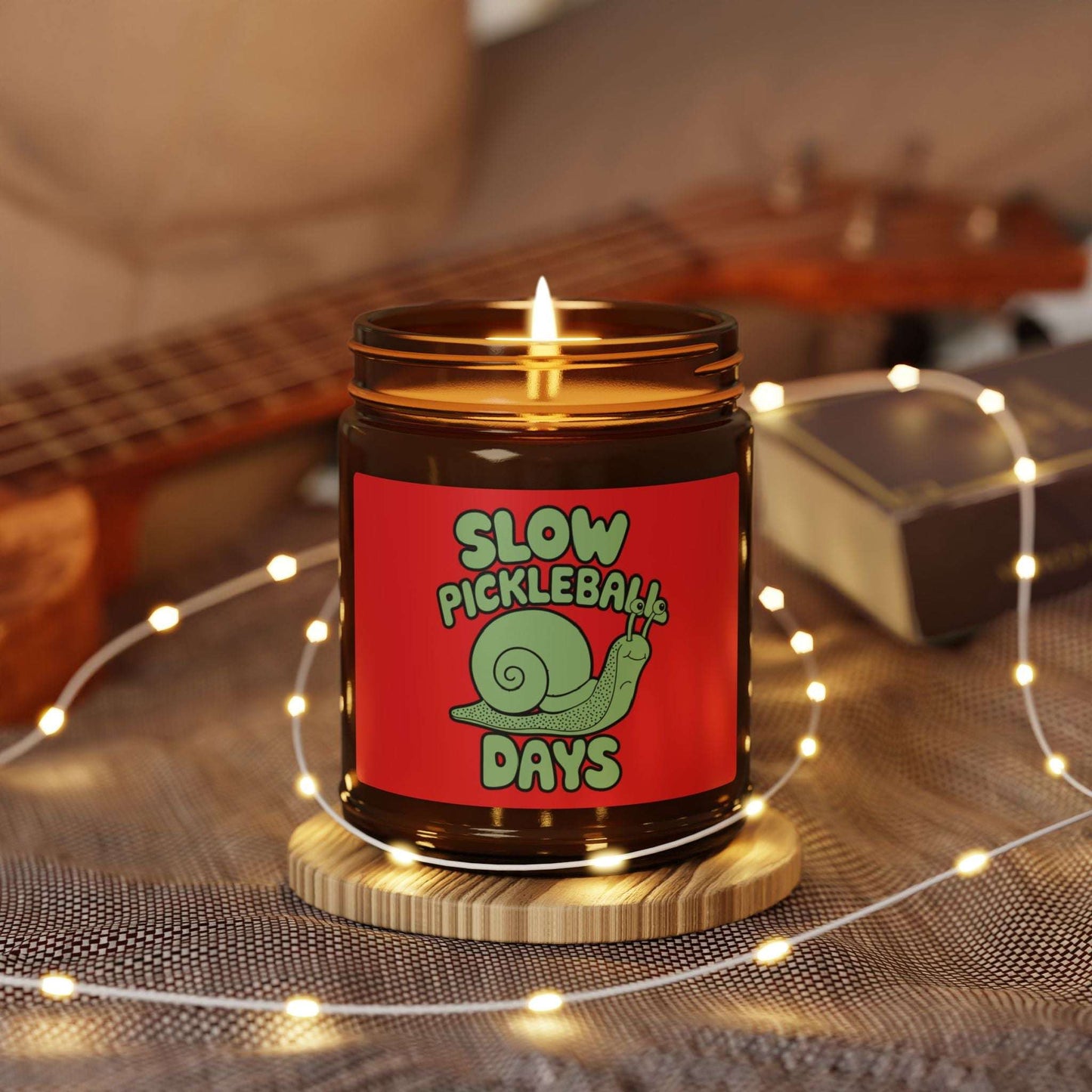Pickleball Funny Candle - Slow Pickleball Days