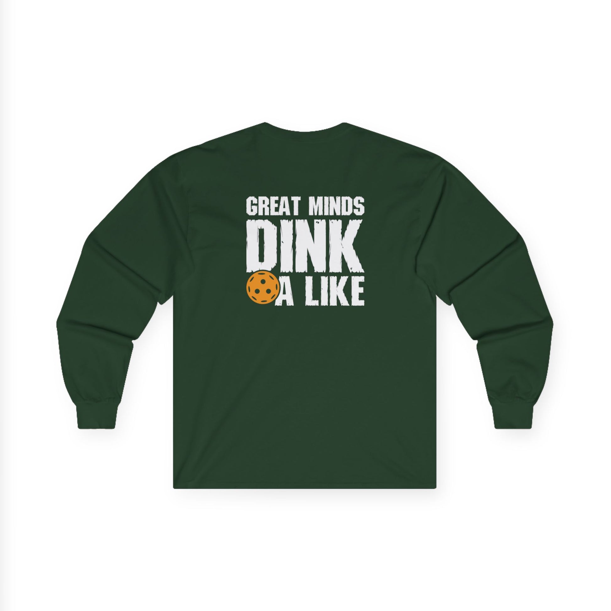 Men's Unique Pickleball Long Sleeves top - Great Minds Dink a Like