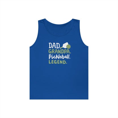 Men's Cool Pickleball Tank Top - Dad Grandpa Pickleball Legend Royal