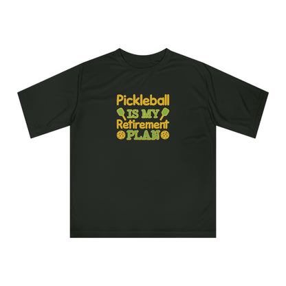 Men's Funny Pickleball T-shirt - Pickleball Is My Retirement Plan Black