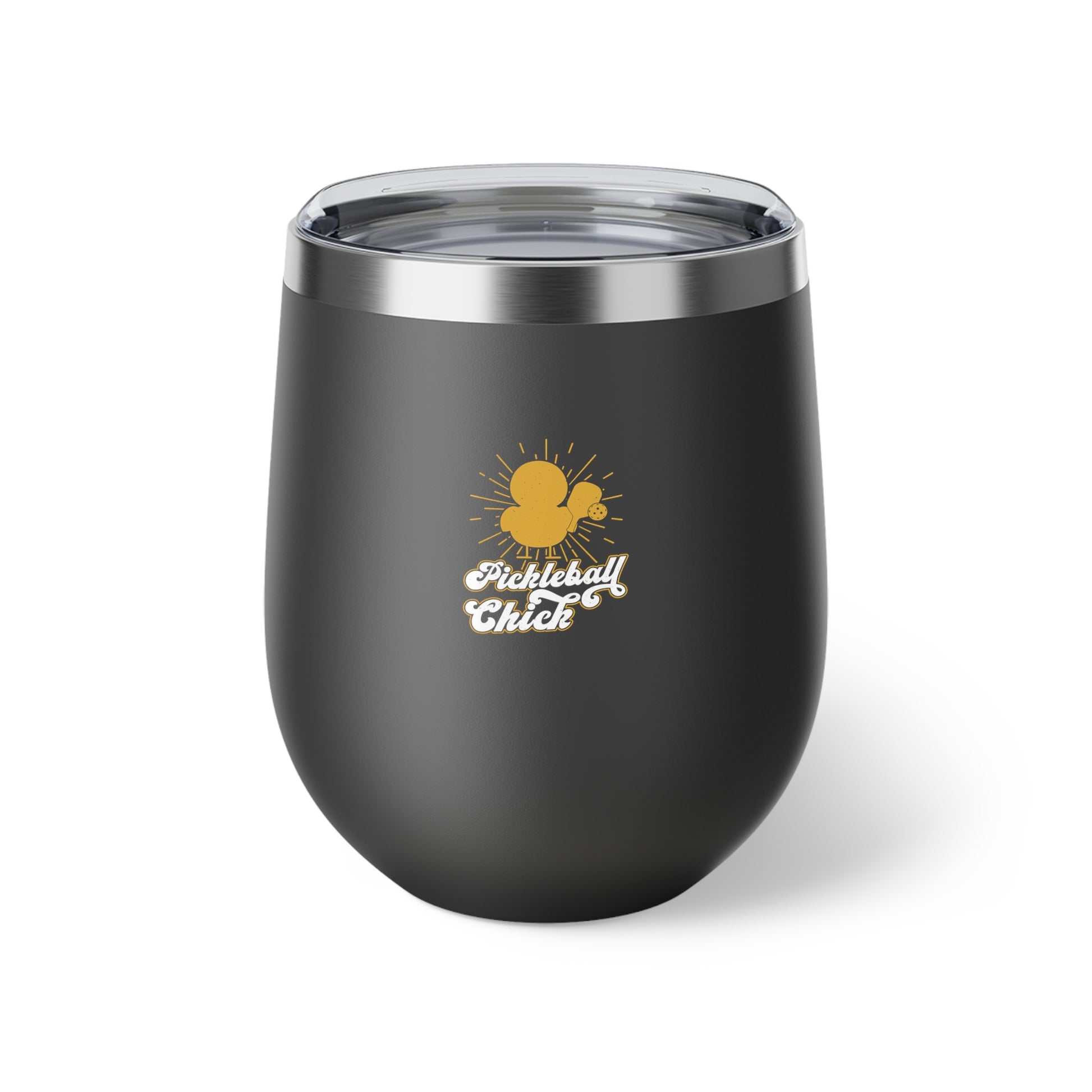 Pickleball Funny Cup - Pickleball Chick Black