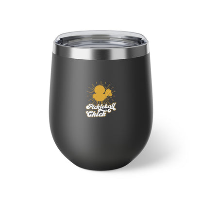 Pickleball Funny Cup - Pickleball Chick Black