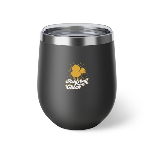 Pickleball Funny Cup - Pickleball Chick Black