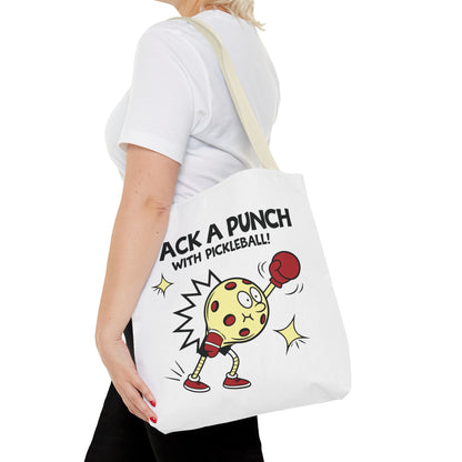 Pickleball Stylish Tote Bag - Pack a Punch with Pickleball