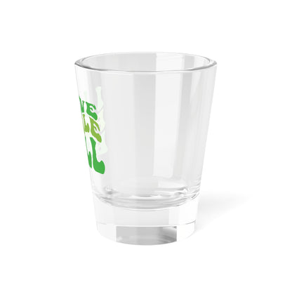 Pickleball Unique Shot Glass - I Love Pickleball