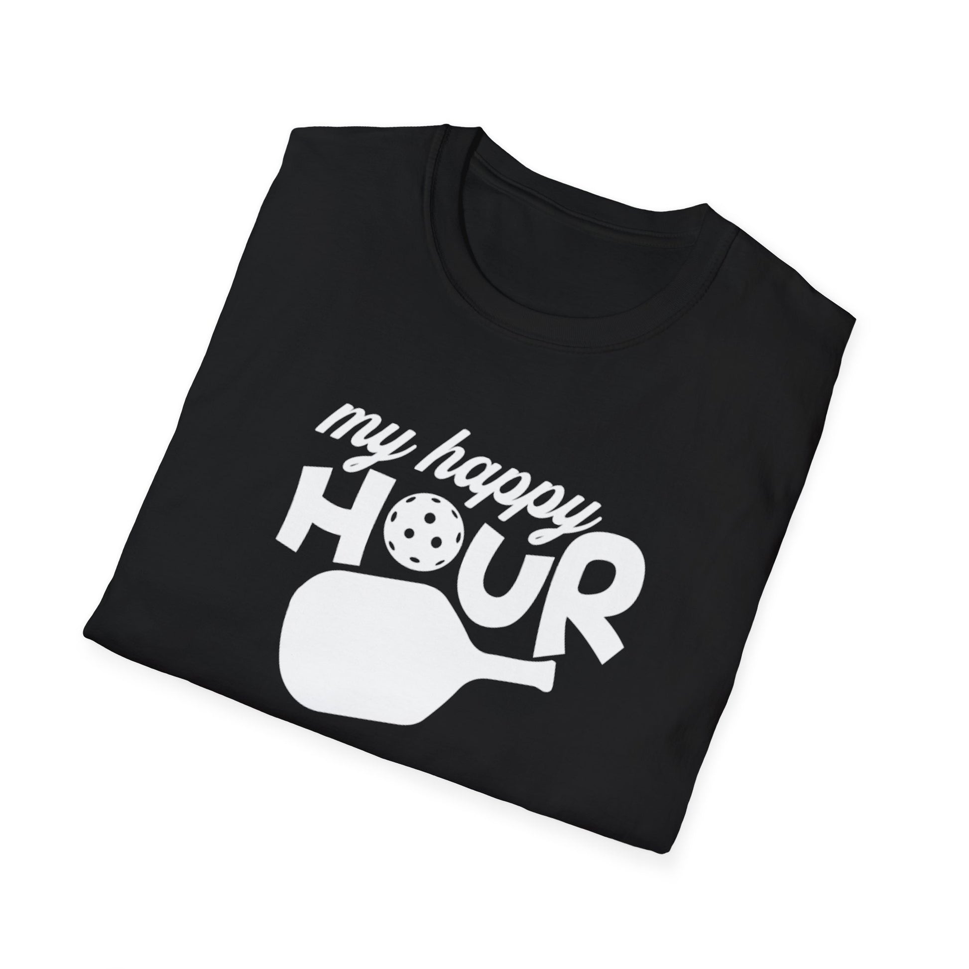 Men's Soft Pickleball T-shirt - My Happy Hour