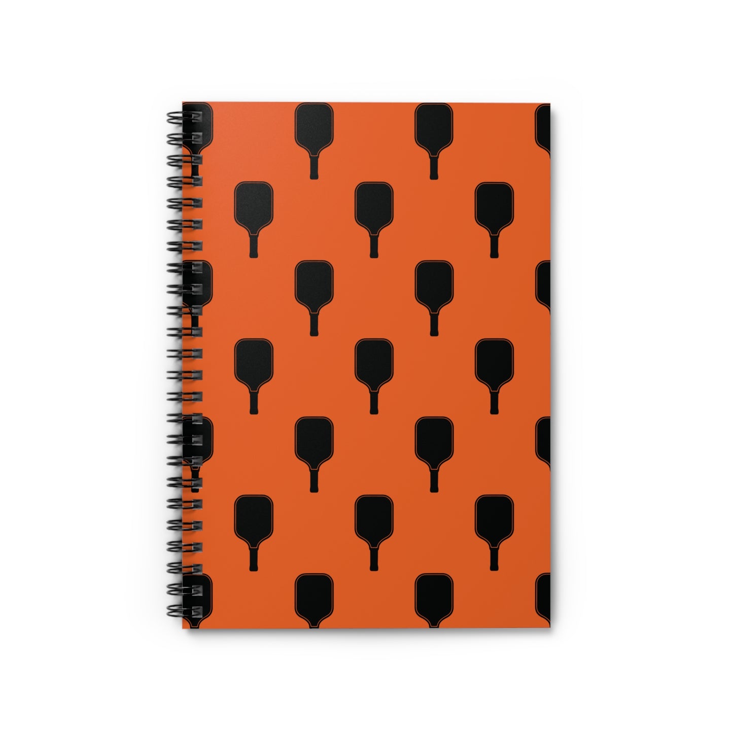 Pickleball Fun Notebook - Pickleball Paddle Orange