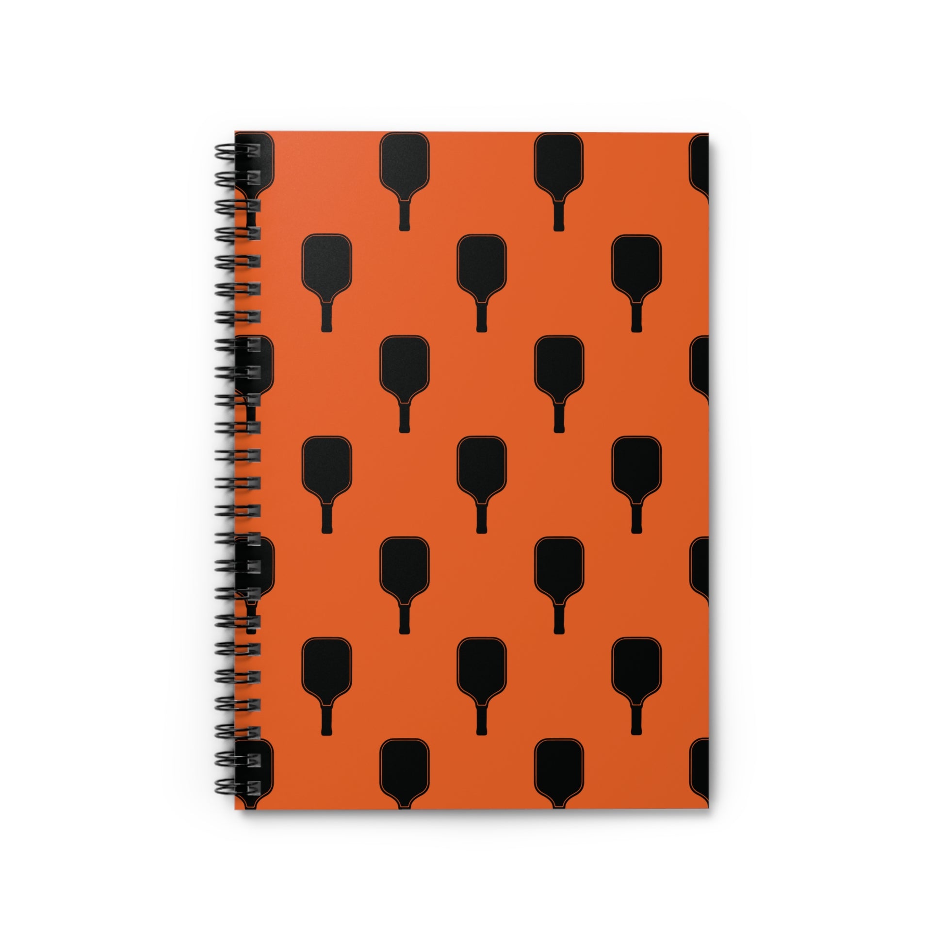 Pickleball Fun Notebook - Pickleball Paddle Orange