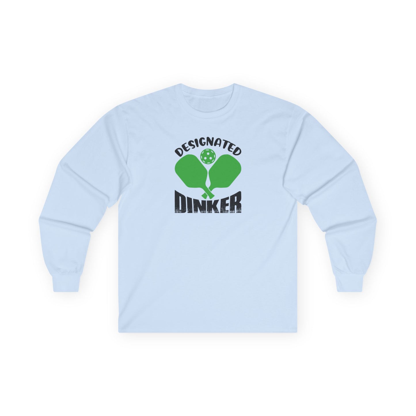 Women's Comfy Pickleball Long Sleeves top - Designated Dinker Blue