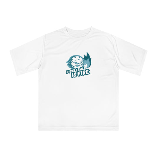 Men's Pickleball T-Shirt - Pickleball Is Fire White
