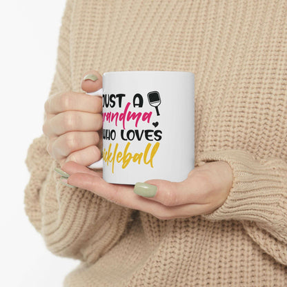 Pickleball Handy Mug - Just a Grandma Who Loves Pickleball