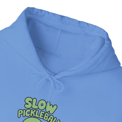 Men's Comfy Pickleball Hoodie - Slow Pickleball Days