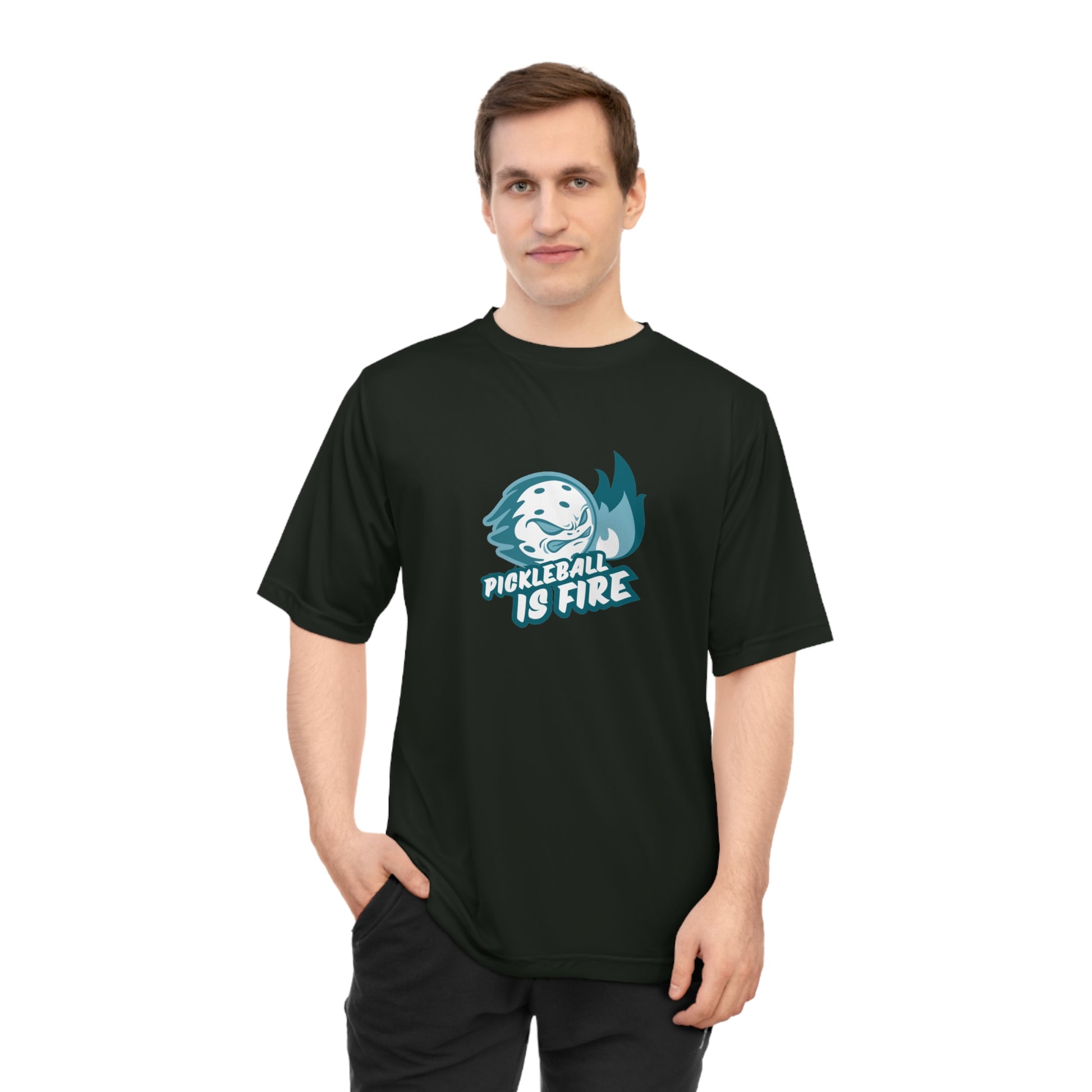 Men's Pickleball T-Shirt - Pickleball Is Fire